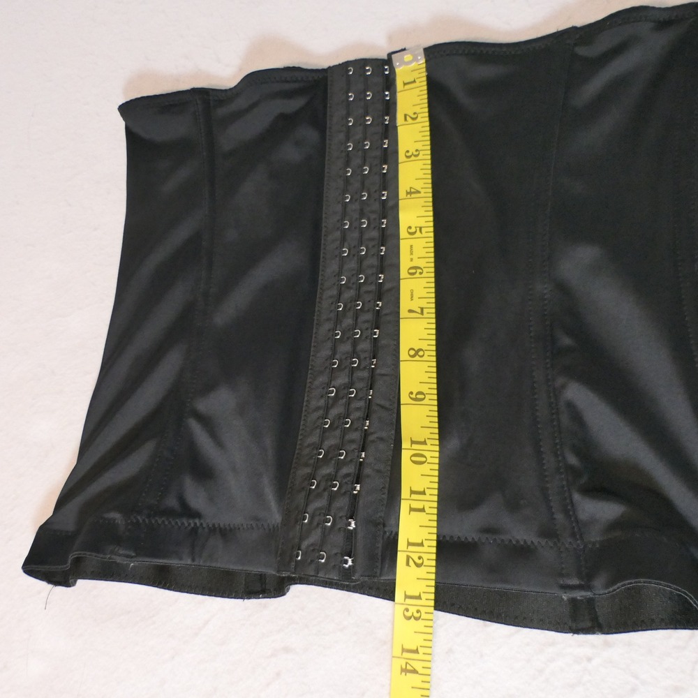 Dreamwear Womens Waist Cincher 2X Black Shapewear Compression Feminine Smoothing